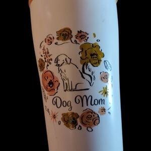 Opalhouse White and Gold Dog Illustration Tumbler